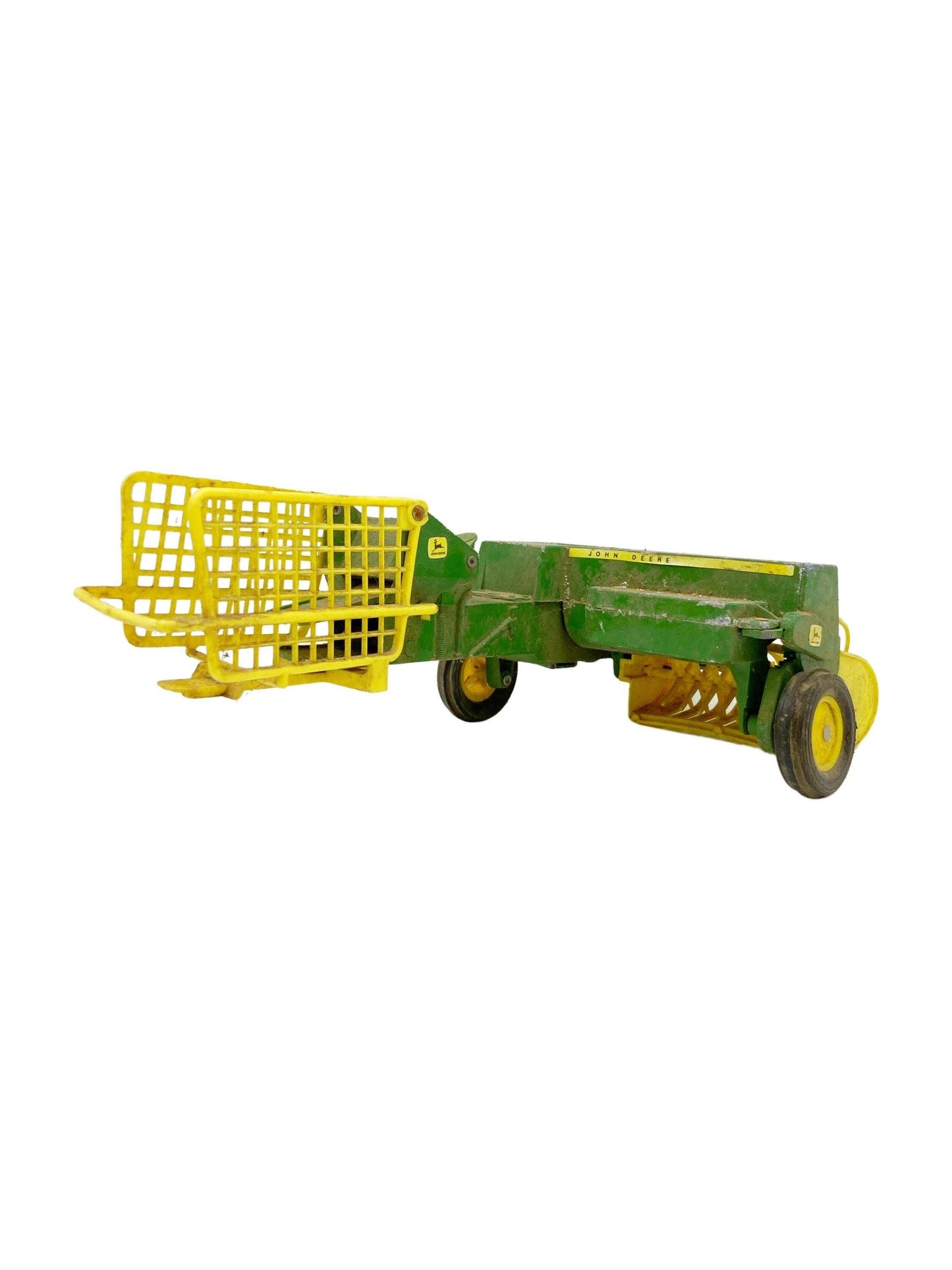 Vintage John Deere, Toy Tractor Baler, Antique Farm Toys, Pretend Play, Barn Push Toy, Die Cast Tractors, Gift for Him, Man Gift -Located at Funkyhouse Vintage Antique Store, Weiser Idaho