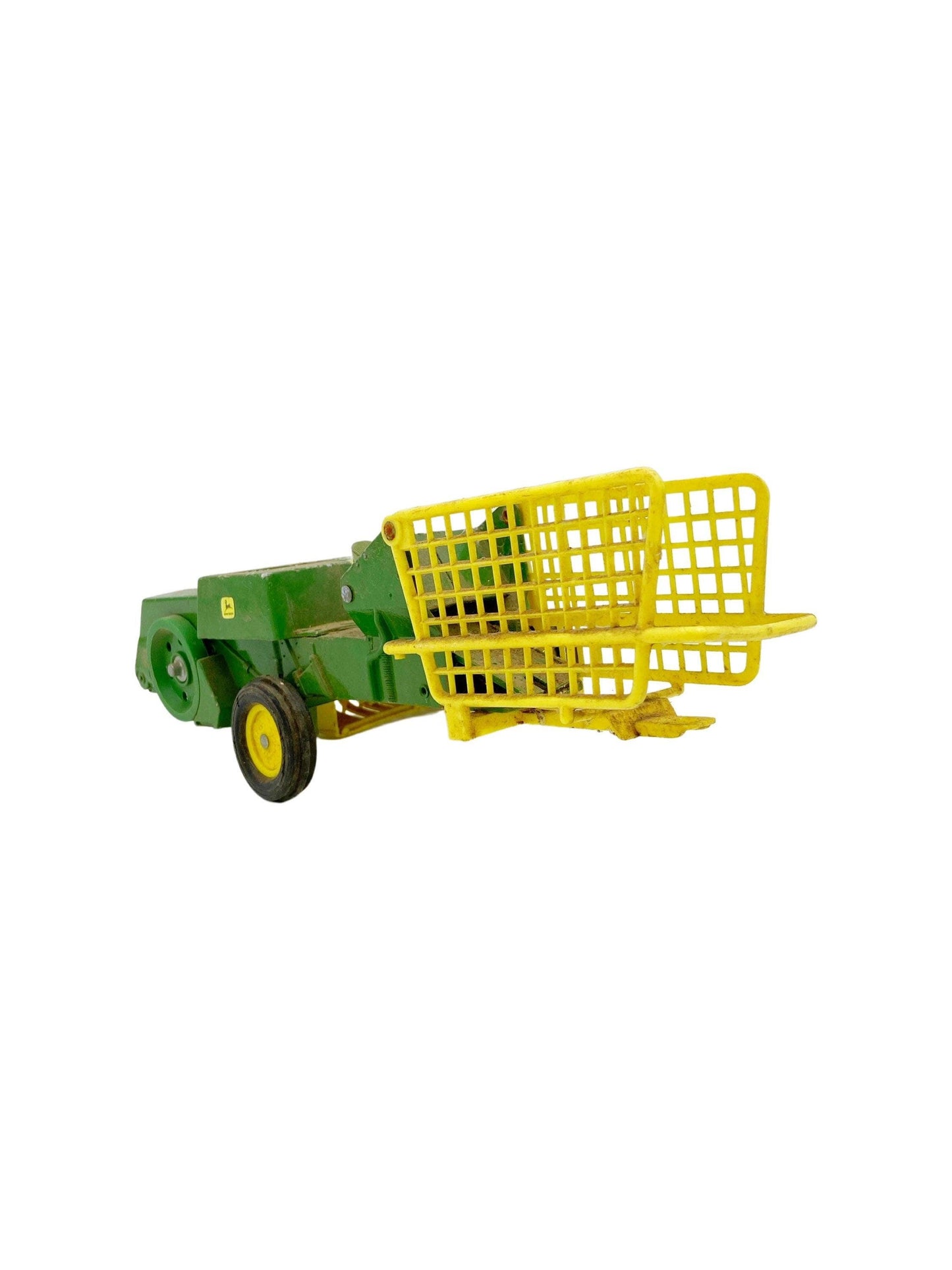 Vintage John Deere, Toy Tractor Baler, Antique Farm Toys, Pretend Play, Barn Push Toy, Die Cast Tractors, Gift for Him, Man Gift -Located at Funkyhouse Vintage Antique Store, Weiser Idaho