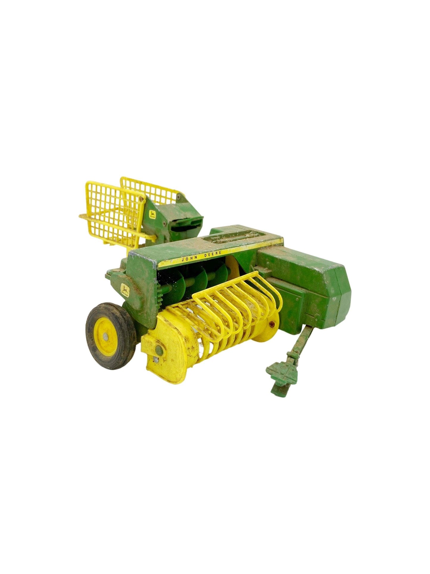 Vintage John Deere, Toy Tractor Baler, Antique Farm Toys, Pretend Play, Barn Push Toy, Die Cast Tractors, Gift for Him, Man Gift -Located at Funkyhouse Vintage Antique Store, Weiser Idaho