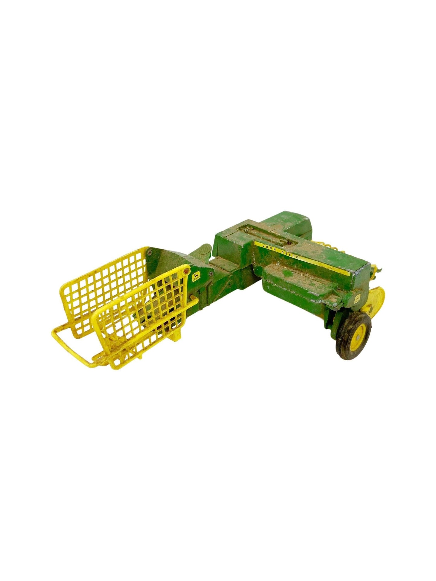 Vintage John Deere, Toy Tractor Baler, Antique Farm Toys, Pretend Play, Barn Push Toy, Die Cast Tractors, Gift for Him, Man Gift -Located at Funkyhouse Vintage Antique Store, Weiser Idaho