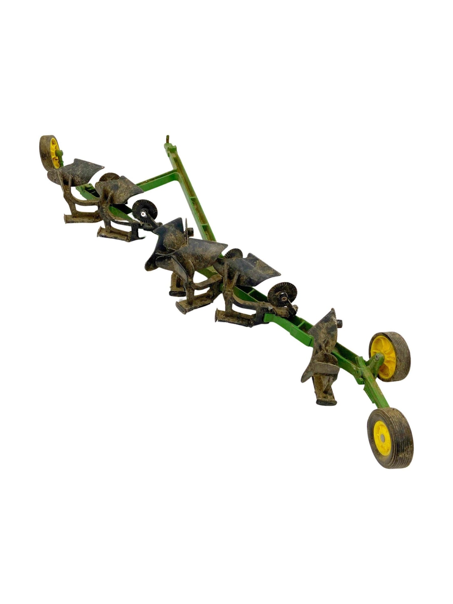 Vintage John Deere, Toy Tractor Plow, Antique Farm Toys, Pretend Play, Barn Push Toy, Die Cast Tractors, Gift for Him, Man Gift -Located at Funkyhouse Vintage Antique Store, Weiser Idaho