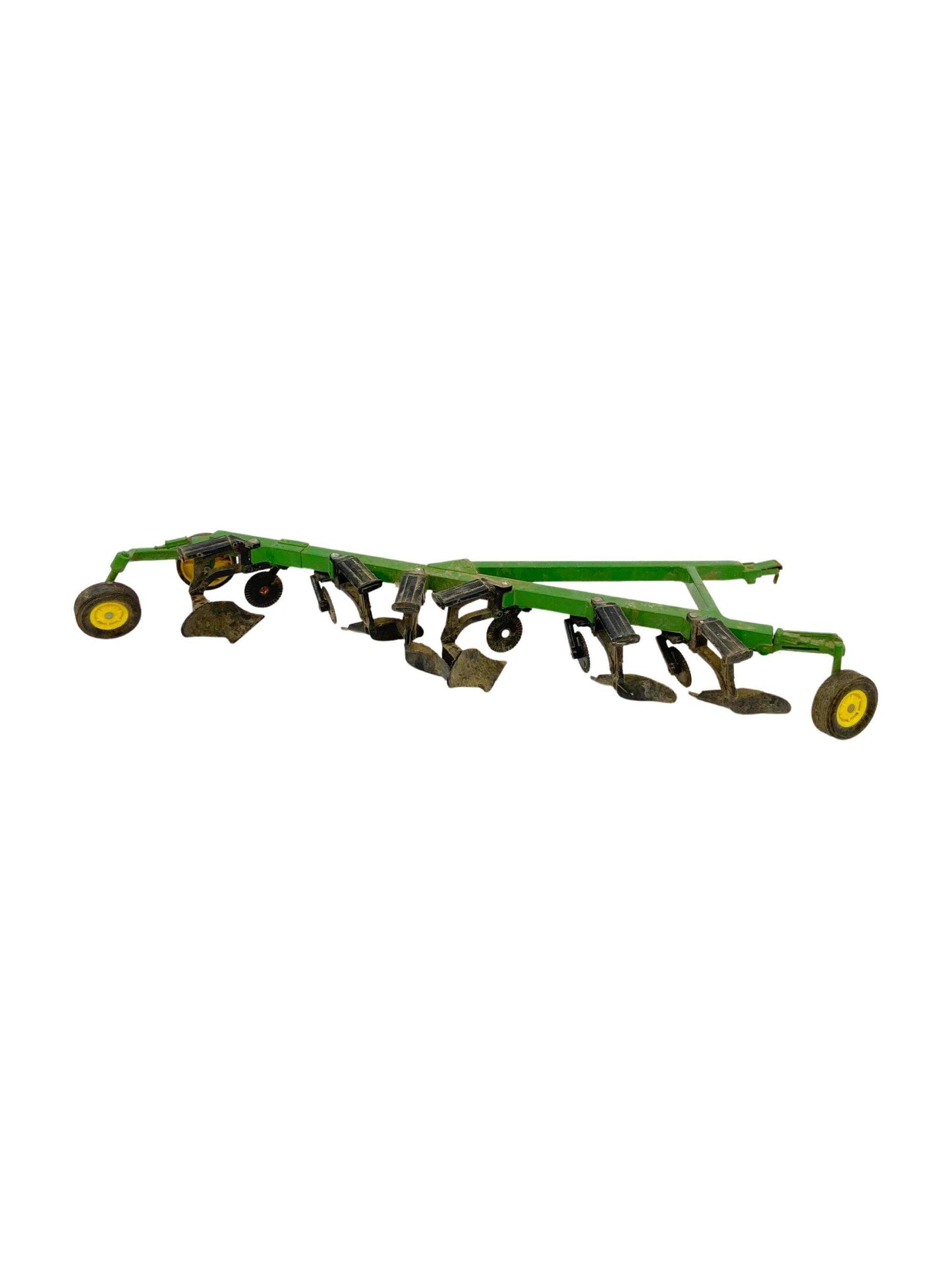 Vintage John Deere, Toy Tractor Plow, Antique Farm Toys, Pretend Play, Barn Push Toy, Die Cast Tractors, Gift for Him, Man Gift -Located at Funkyhouse Vintage Antique Store, Weiser Idaho