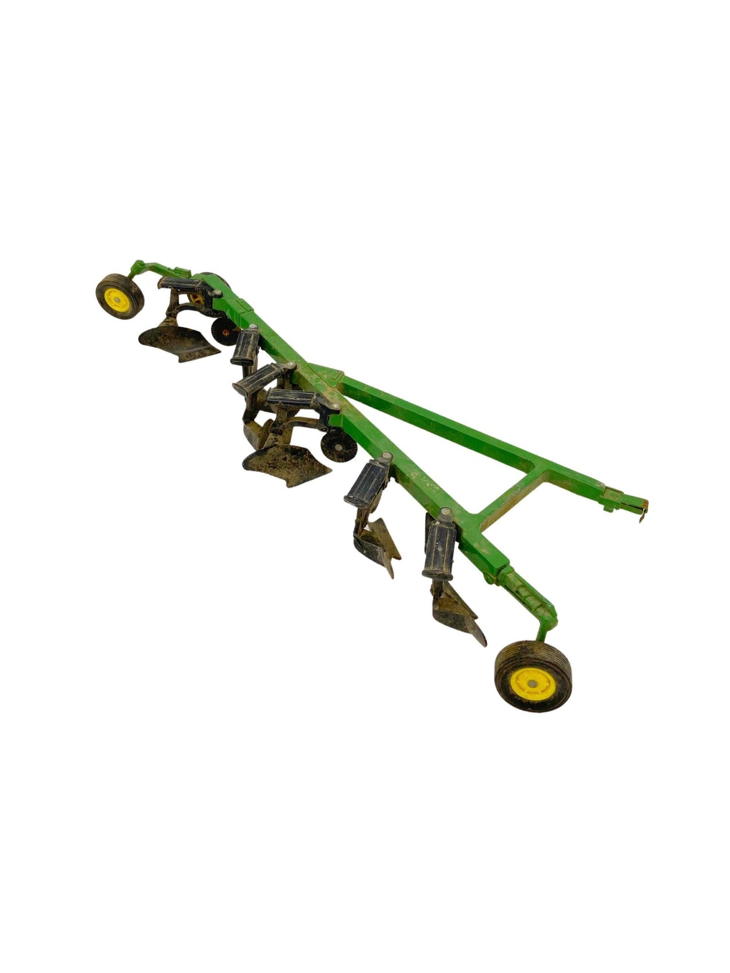 Vintage John Deere, Toy Tractor Plow, Antique Farm Toys, Pretend Play, Barn Push Toy, Die Cast Tractors, Gift for Him, Man Gift -Located at Funkyhouse Vintage Antique Store, Weiser Idaho