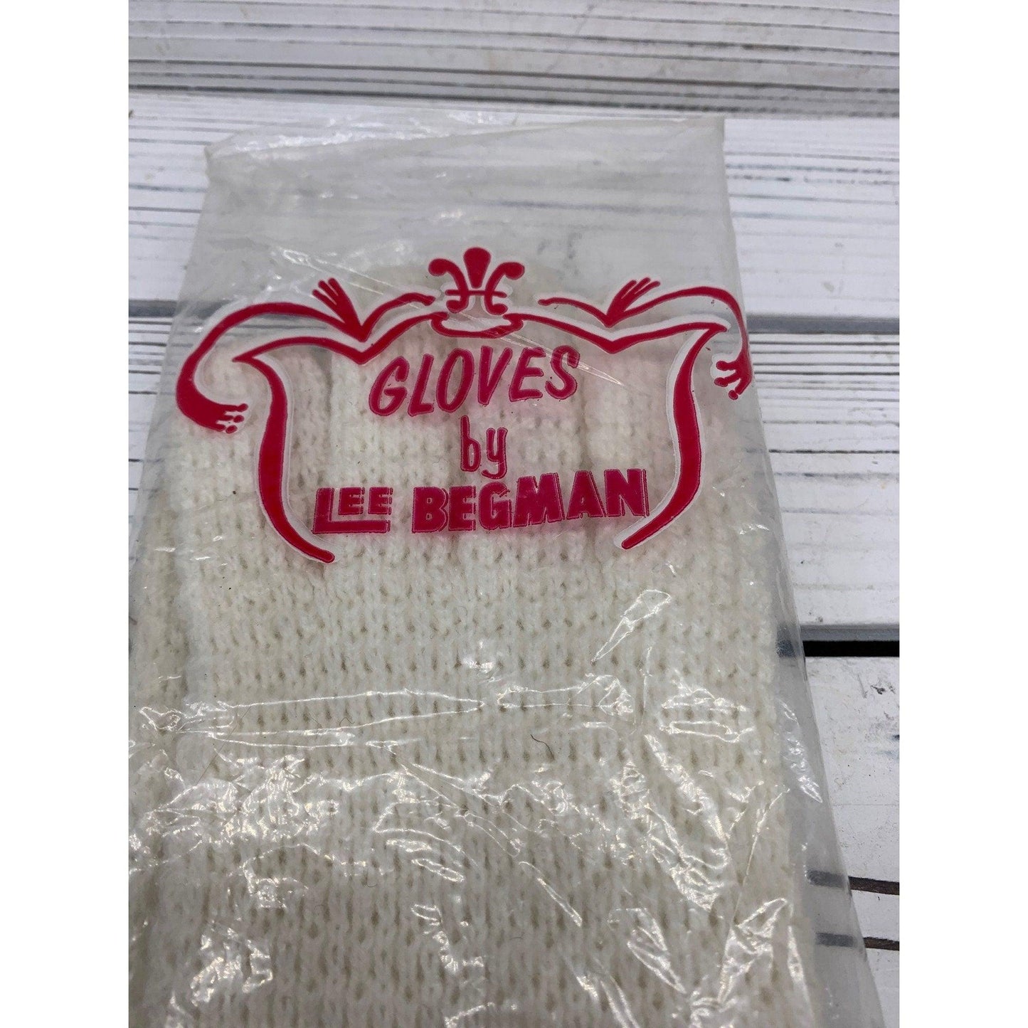 Vintage Knitted Gloves, Lee Begman Ladies Fancy Gloves, New In Bag -Located at Funkyhouse Vintage Antique Store, Weiser Idaho