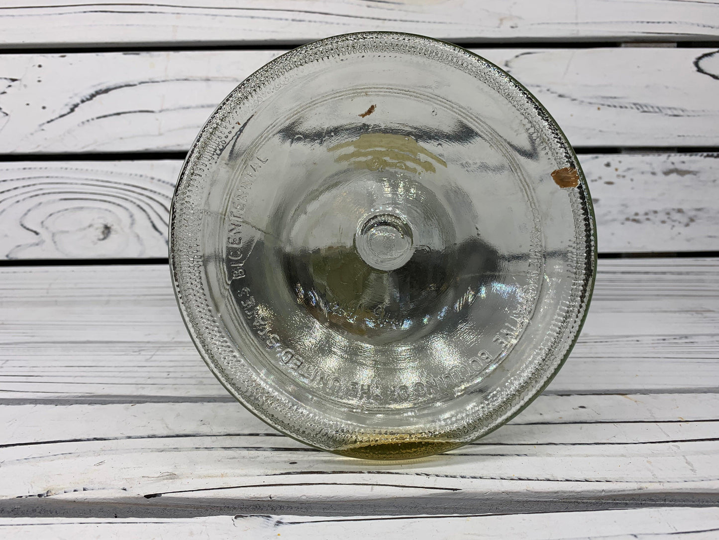 Vintage Liberty Bell Lejon Brandy Decanter, Antique Barware, Brandy Collectible -Located at Funkyhouse Vintage Antique Store, Weiser Idaho