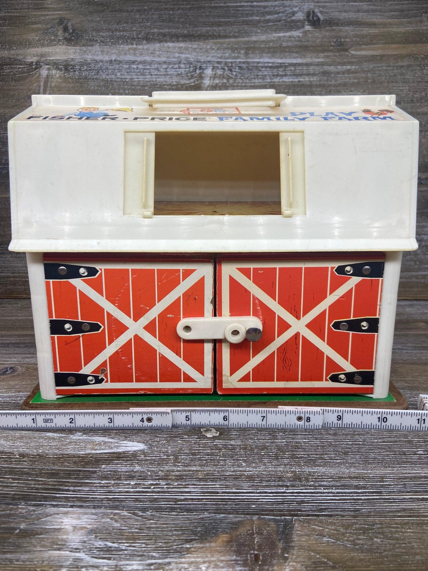 Vintage Little People Farm Set, Tractors, Cows, Horses, Chickens, Roosters, Pigs, Silo, Hens, Pigs, Fence, Sheep 1970s Fisher Price Toys -Located at Funkyhouse Vintage Antique Store, Weiser Idaho