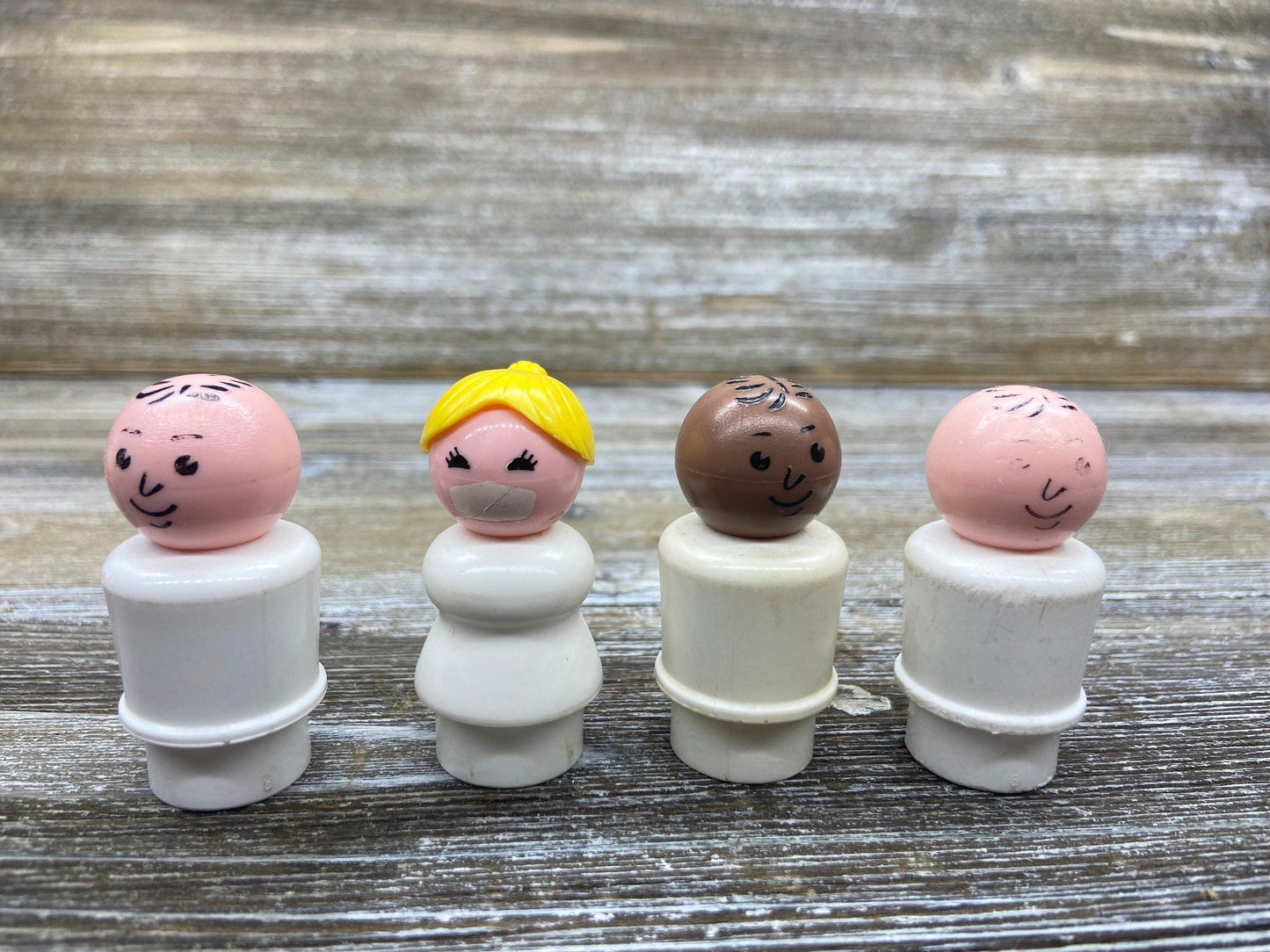 Vintage Little People Hospital, Ambulance, Operating Table, Wheelchair, Gurney, Nurses, Doctors, 1970s Fisher Price Toys -Located at Funkyhouse Vintage Antique Store, Weiser Idaho