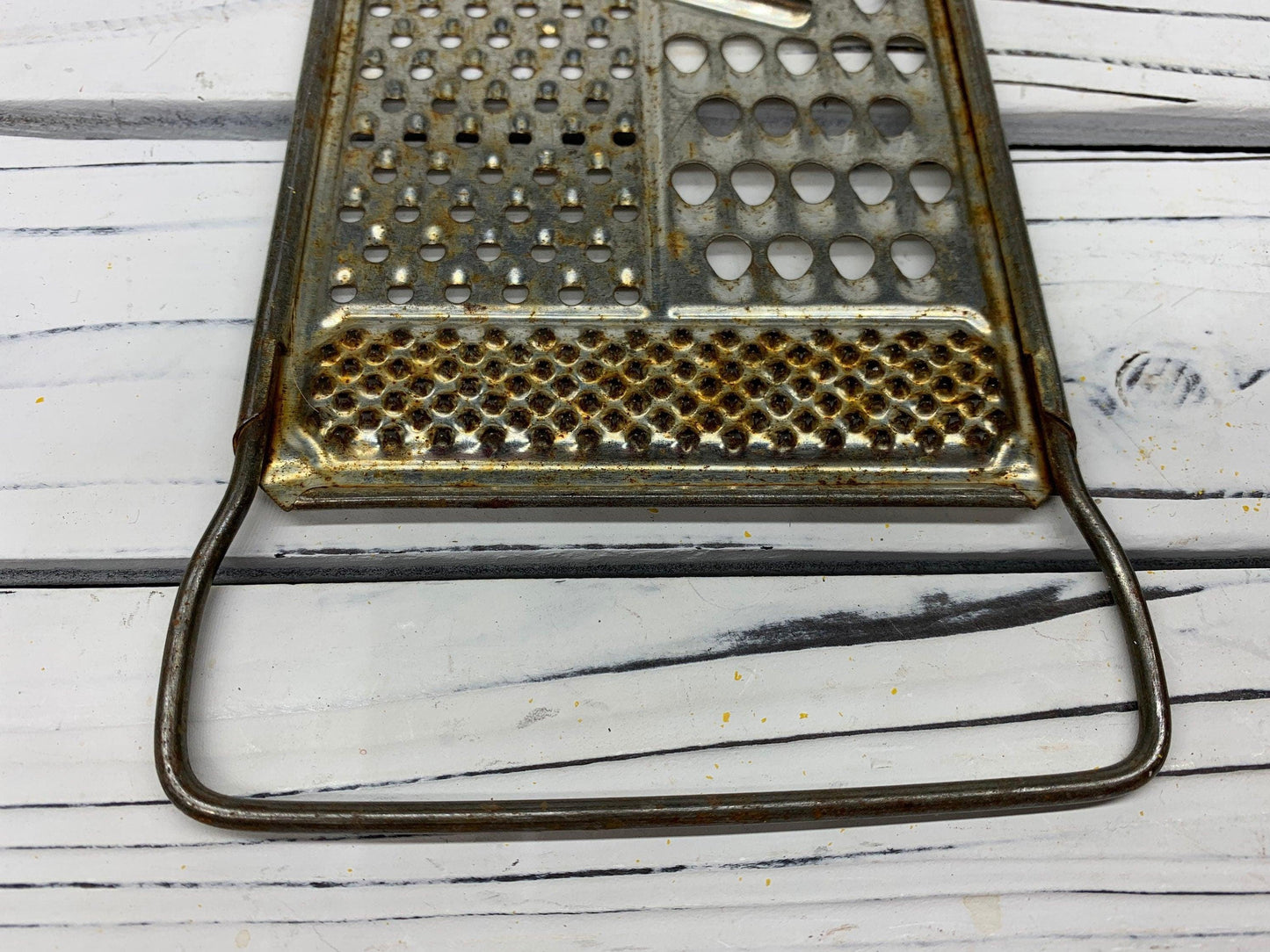 Vintage Metal Cheese Grater, All In One Mid Century Grater, Mid Century Kitchen Gadgets, Shabby Chic Decor -Located at Funkyhouse Vintage Antique Store, Weiser Idaho