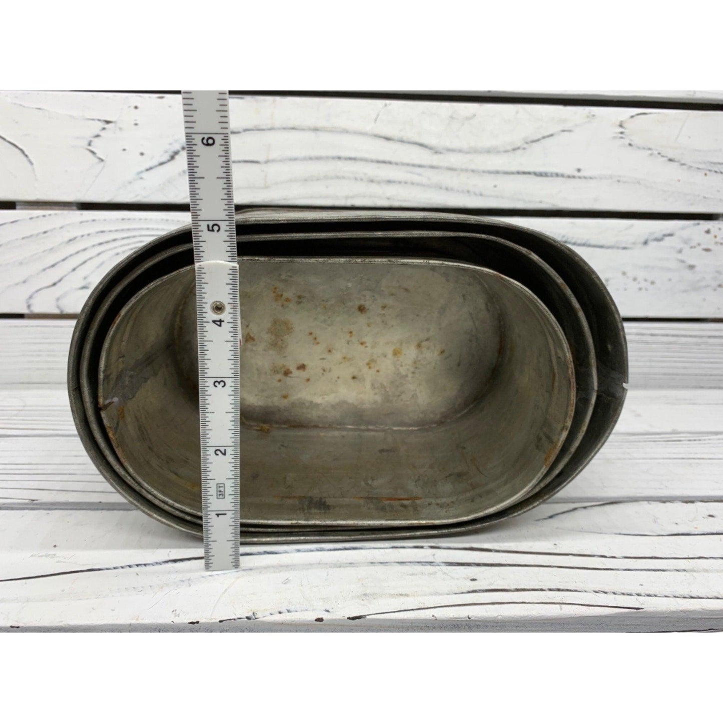 Vintage Military Mess Kit, Three Nesting Metal Containers, Army, Navy, Marine Meal Boxes -Located at Funkyhouse Vintage Antique Store, Weiser Idaho