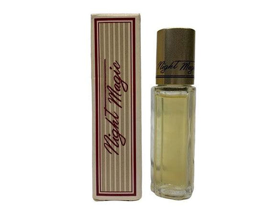 Vintage Night Magic Perfume, Sample Size Avon Satin Cologne Rollette Evening Musk Fragrance, Vintage Cologne -Located at Funkyhouse Vintage Antique Store, Weiser Idaho