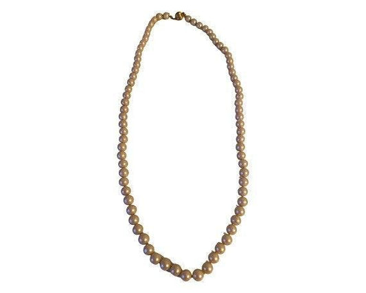 Vintage Pearl Necklace, Faux Pearl Necklace, Costume Jewelry, Fake Pearl Strand -Located at Funkyhouse Vintage Antique Store, Weiser Idaho