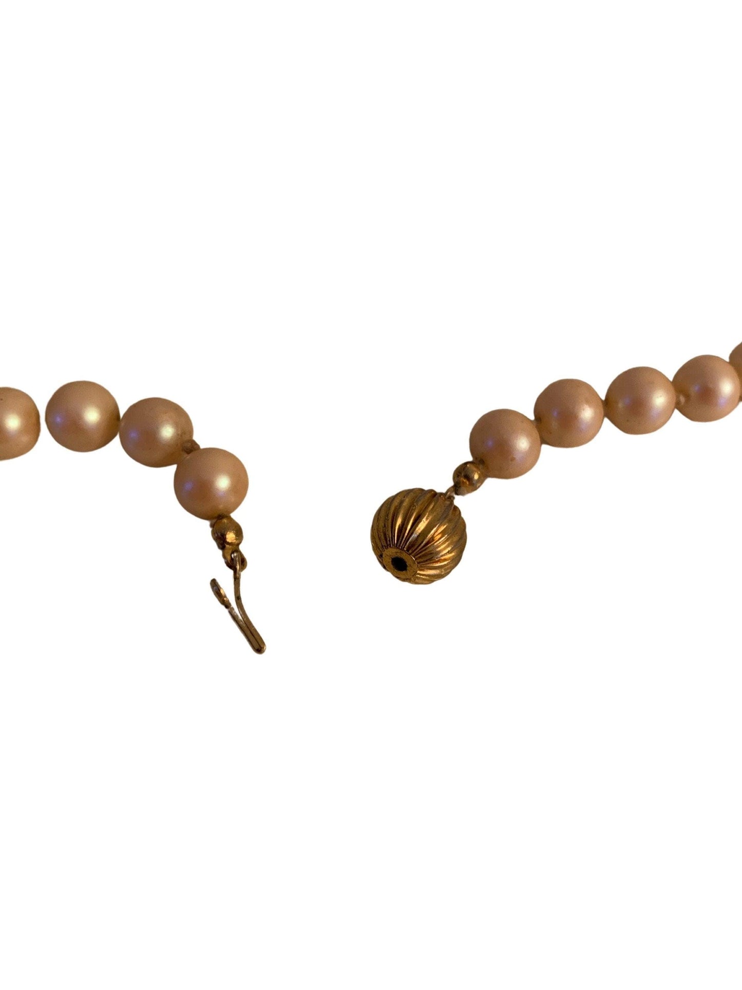 Vintage Pearl Necklace, Faux Pearl Necklace, Costume Jewelry, Fake Pearl Strand -Located at Funkyhouse Vintage Antique Store, Weiser Idaho