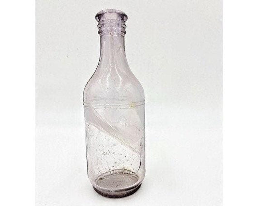 Vintage Purple Glass Collectible Bottle, Citrate Of Magnesia, Decorative Antique Bottle -Located at Funkyhouse Vintage Antique Store, Weiser Idaho