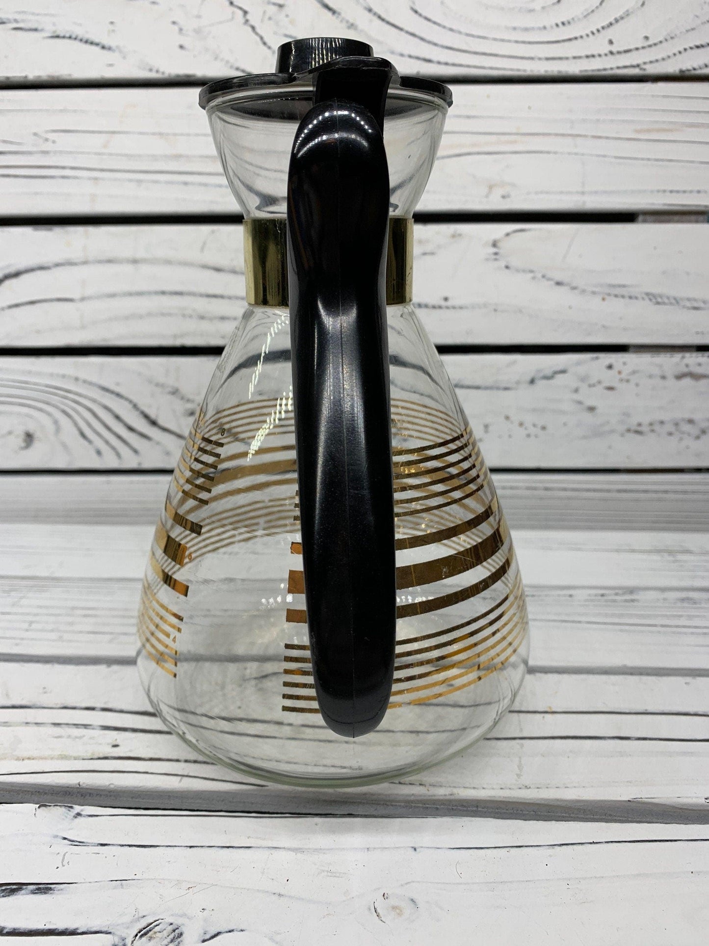 Vintage Pyrex Glass Coffee Carafe, Clear Tea Kettle, Antique Tea Pot -Located at Funkyhouse Vintage Antique Store, Weiser Idaho