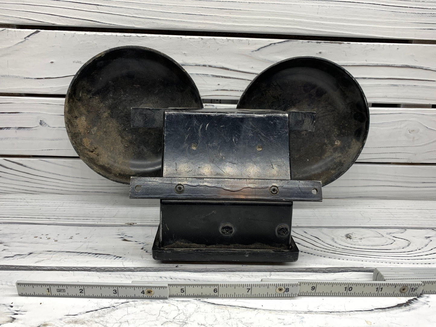 Vintage School Fire Bell, Black Antique Premier Bell -Located at Funkyhouse Vintage Antique Store, Weiser Idaho