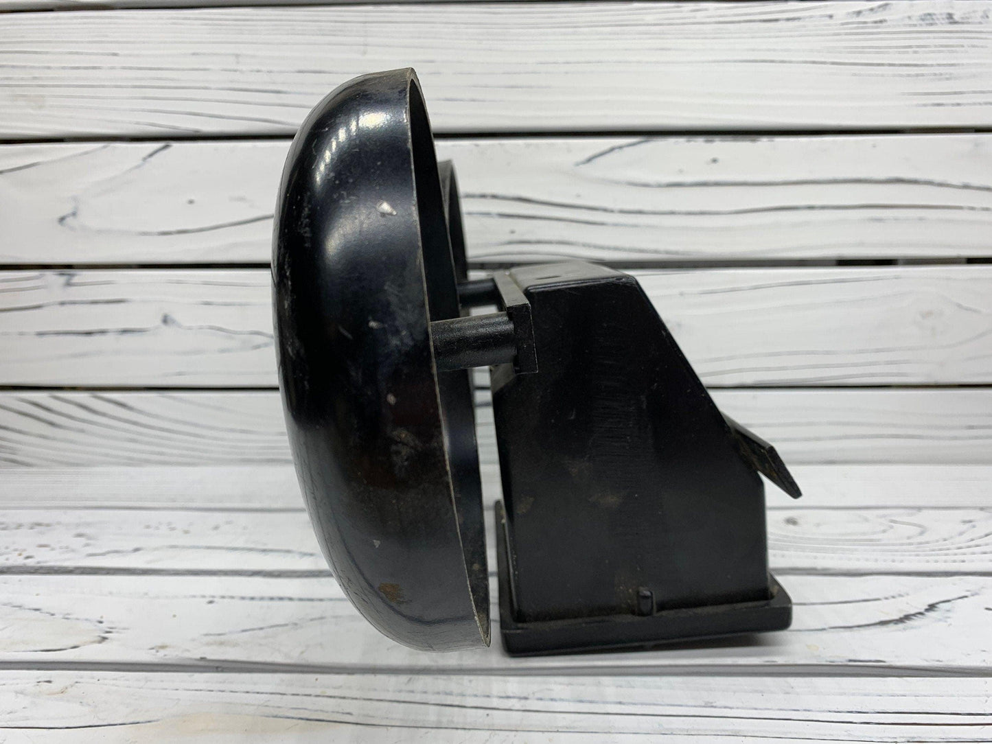 Vintage School Fire Bell, Black Antique Premier Bell -Located at Funkyhouse Vintage Antique Store, Weiser Idaho