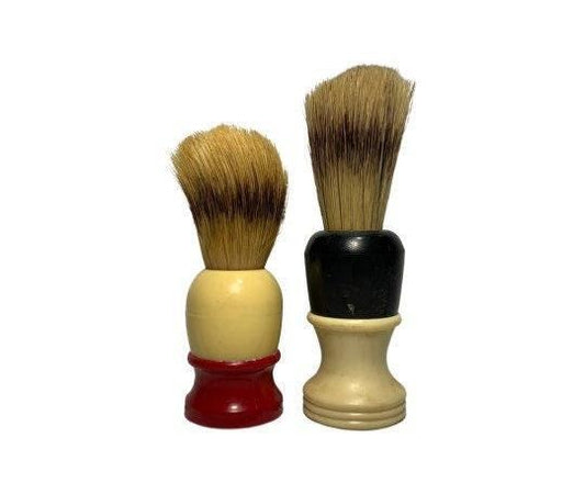 Vintage Shaving Brushes, Lot of 2 Ever-Ready shaving cream brushes, Gifts for Men -Located at Funkyhouse Vintage Antique Store, Weiser Idaho