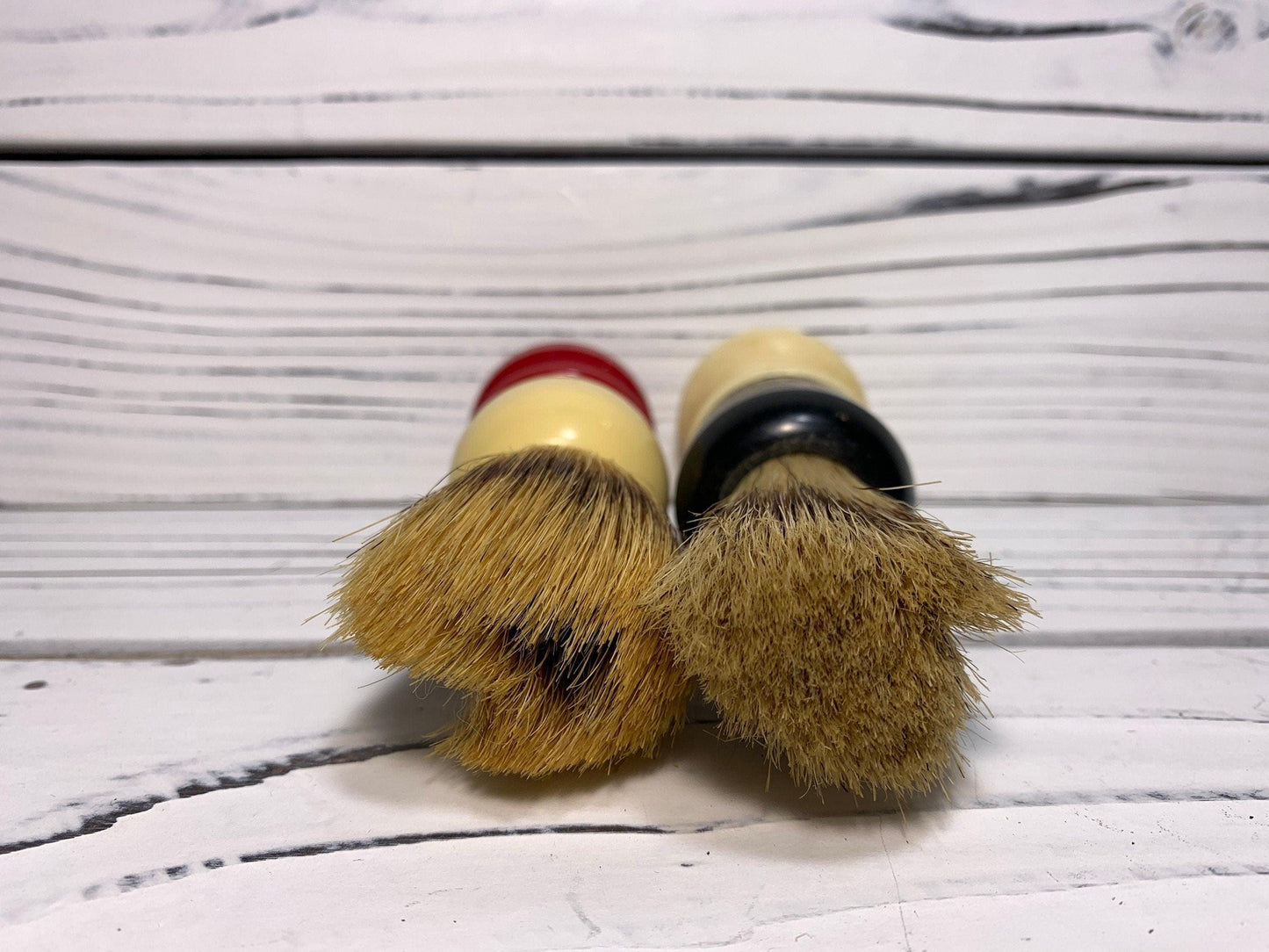 Vintage Shaving Brushes, Lot of 2 Ever-Ready shaving cream brushes, Gifts for Men -Located at Funkyhouse Vintage Antique Store, Weiser Idaho