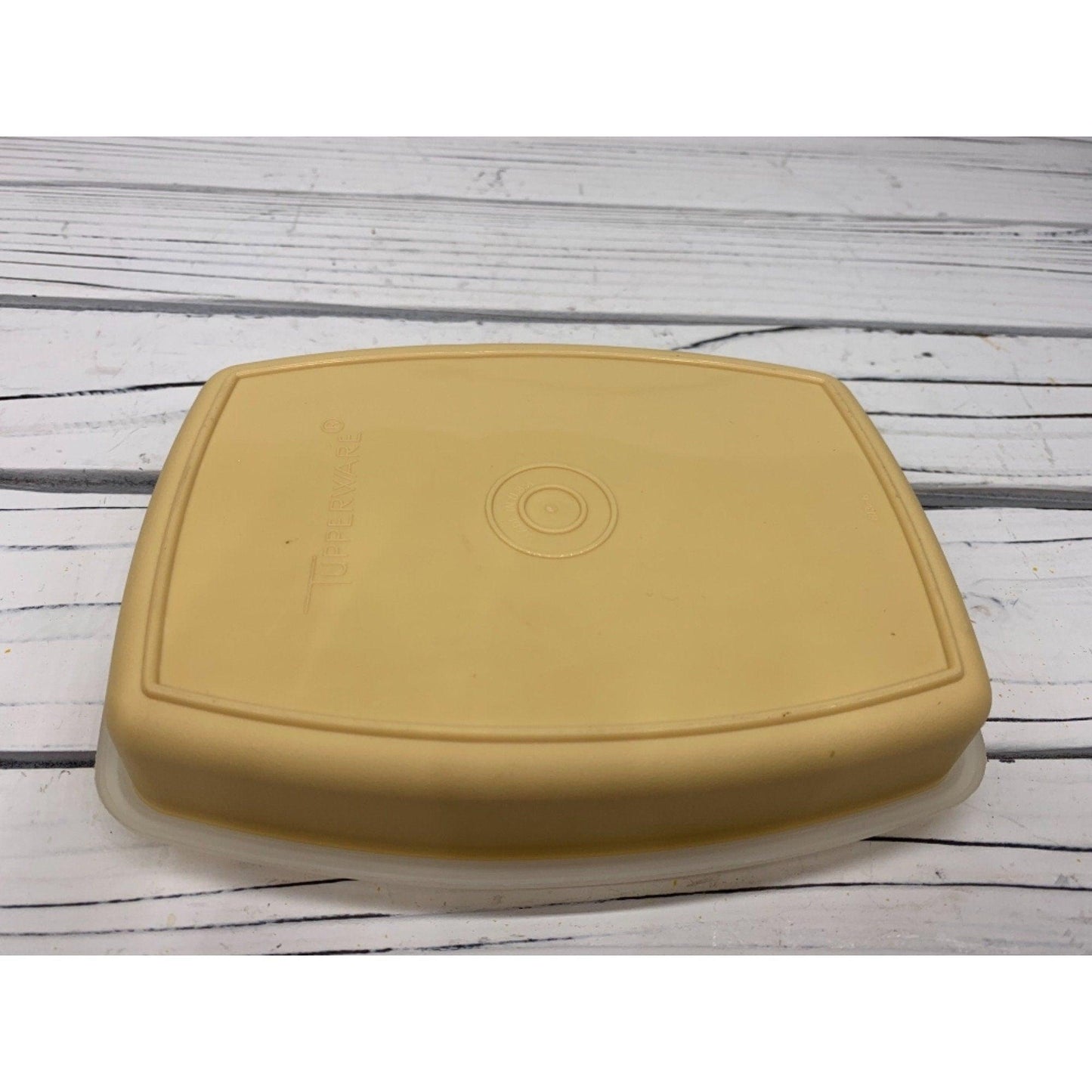 Vintage Tupperware Divided Snack Bowl, Antique Tupper Ware, Food Storage, Retro Kitchen, Mid Century Modern Kitchen Decor, 1970s -Located at Funkyhouse Vintage Antique Store, Weiser Idaho