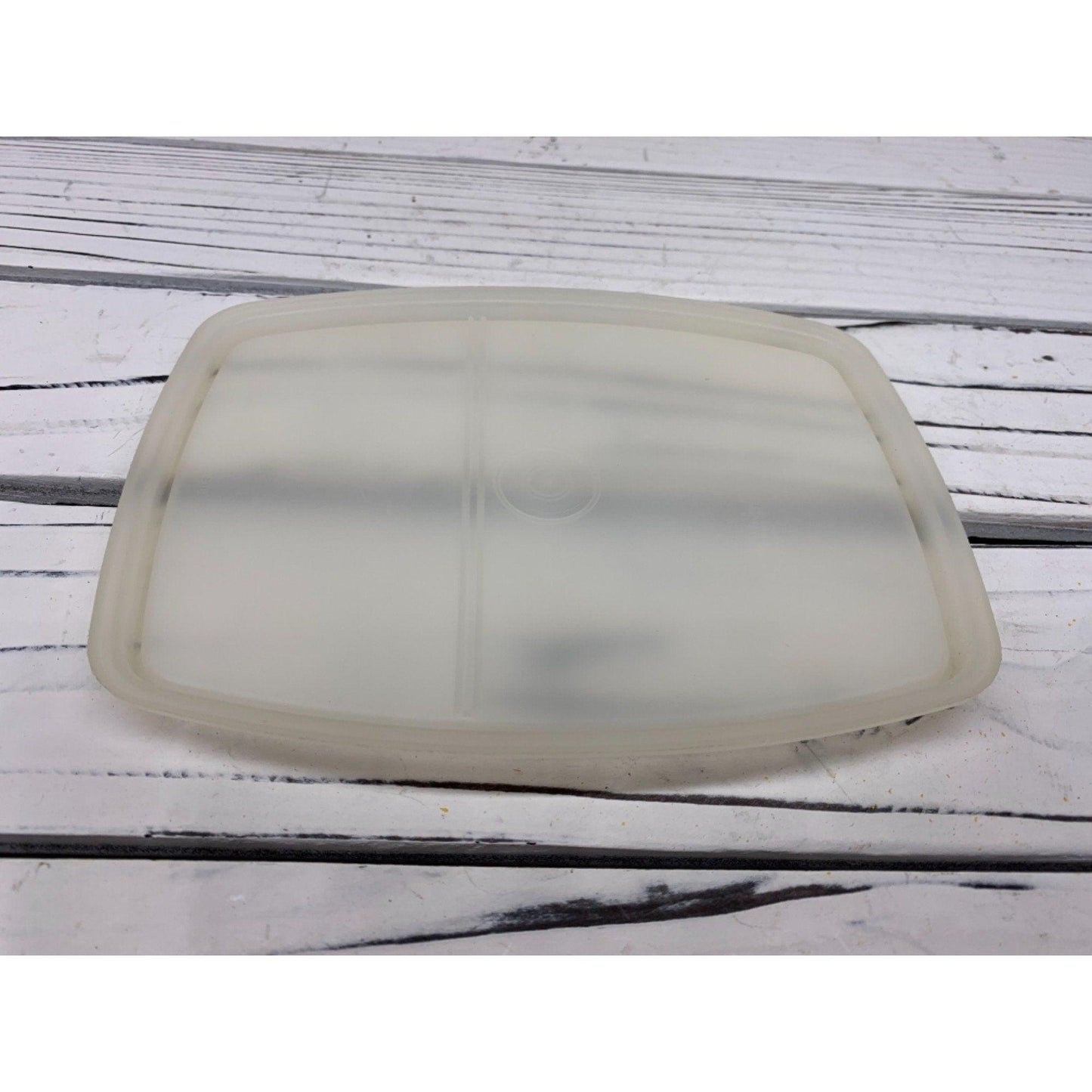 Vintage Tupperware Divided Snack Bowl, Antique Tupper Ware, Food Storage, Retro Kitchen, Mid Century Modern Kitchen Decor, 1970s -Located at Funkyhouse Vintage Antique Store, Weiser Idaho