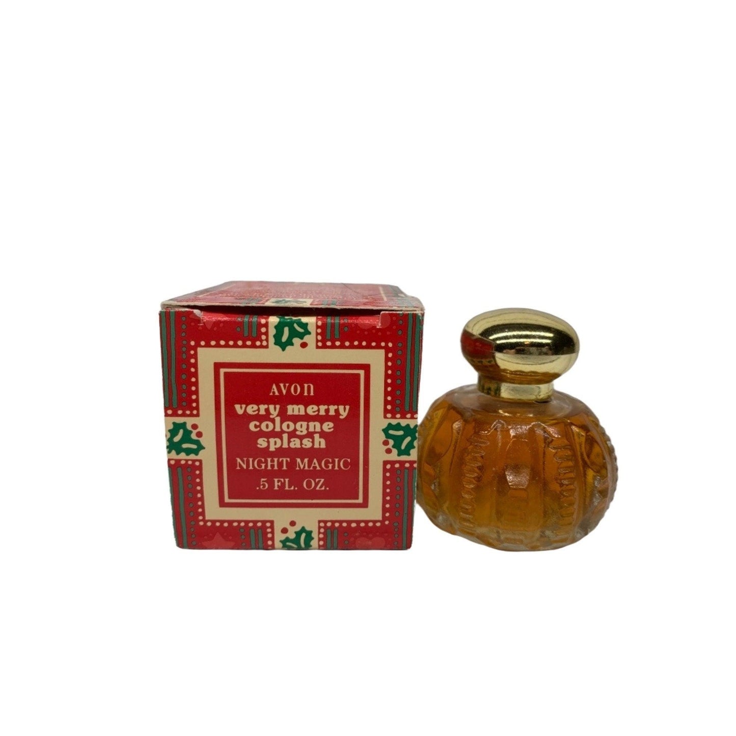 Vintage Very Merry Cologne Splash Perfume, Night Magic Sample Size Avon Fragrance, Vintage Cologne -Located at Funkyhouse Vintage Antique Store, Weiser Idaho