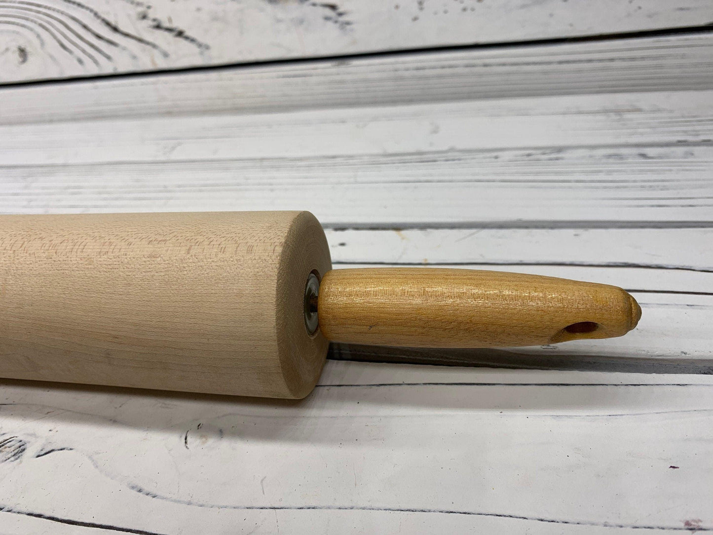 Vintage Wood Rolling Pin, Country Farmhouse Kitchen Decor, Gifts For Her, Cottage Style Decor -Located at Funkyhouse Vintage Antique Store, Weiser Idaho