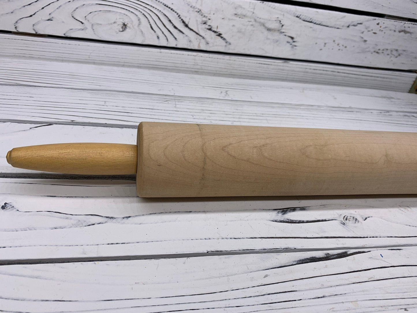 Vintage Wood Rolling Pin, Country Farmhouse Kitchen Decor, Gifts For Her, Cottage Style Decor -Located at Funkyhouse Vintage Antique Store, Weiser Idaho
