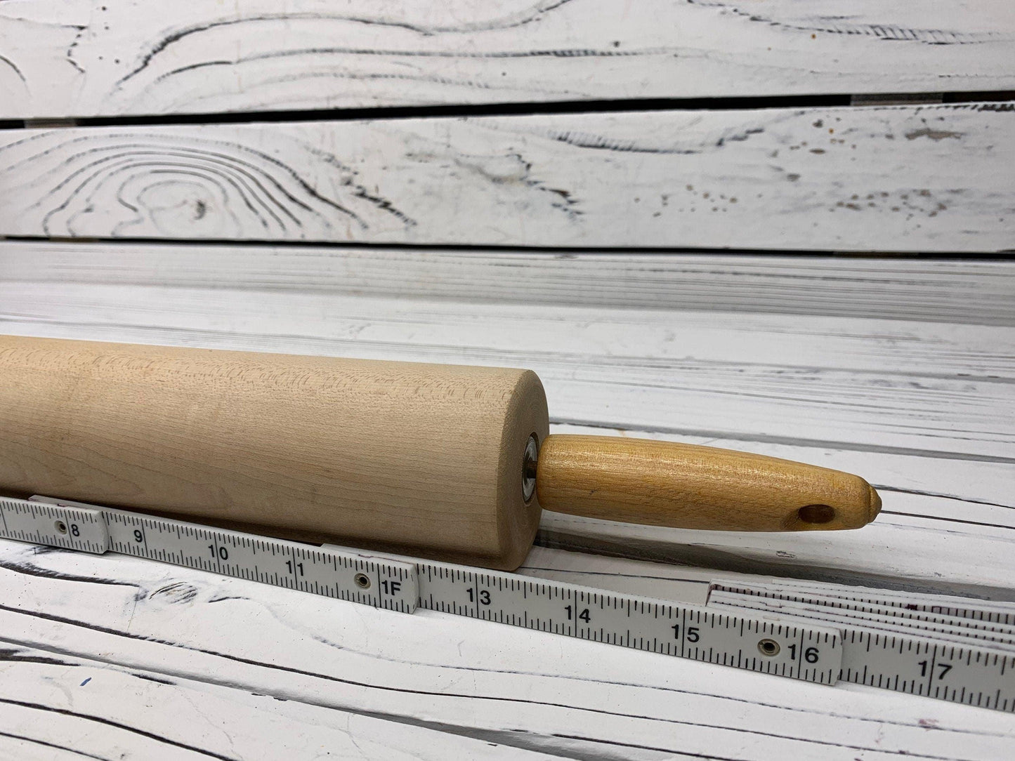 Vintage Wood Rolling Pin, Country Farmhouse Kitchen Decor, Gifts For Her, Cottage Style Decor -Located at Funkyhouse Vintage Antique Store, Weiser Idaho