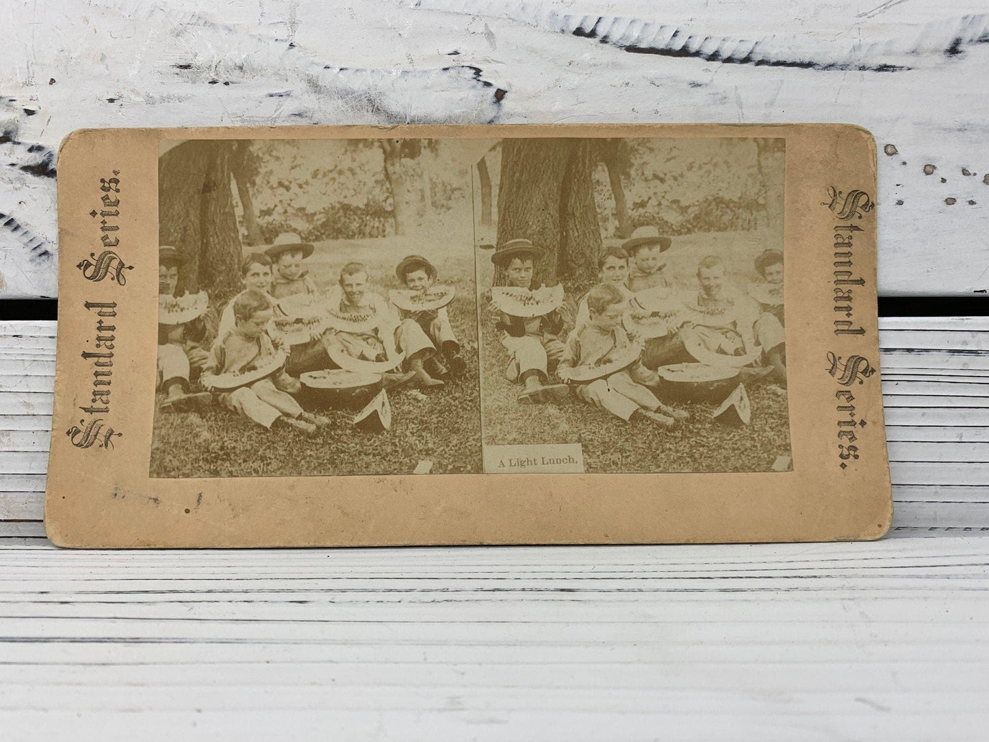 Antique Stereoscope Slides, Lot of 4 Standard Series Stereoviewer Cards, Vintage Ephemera, Scrapbooking Cards -Located at Funkyhouse Vintage Antique Store, Weiser Idaho