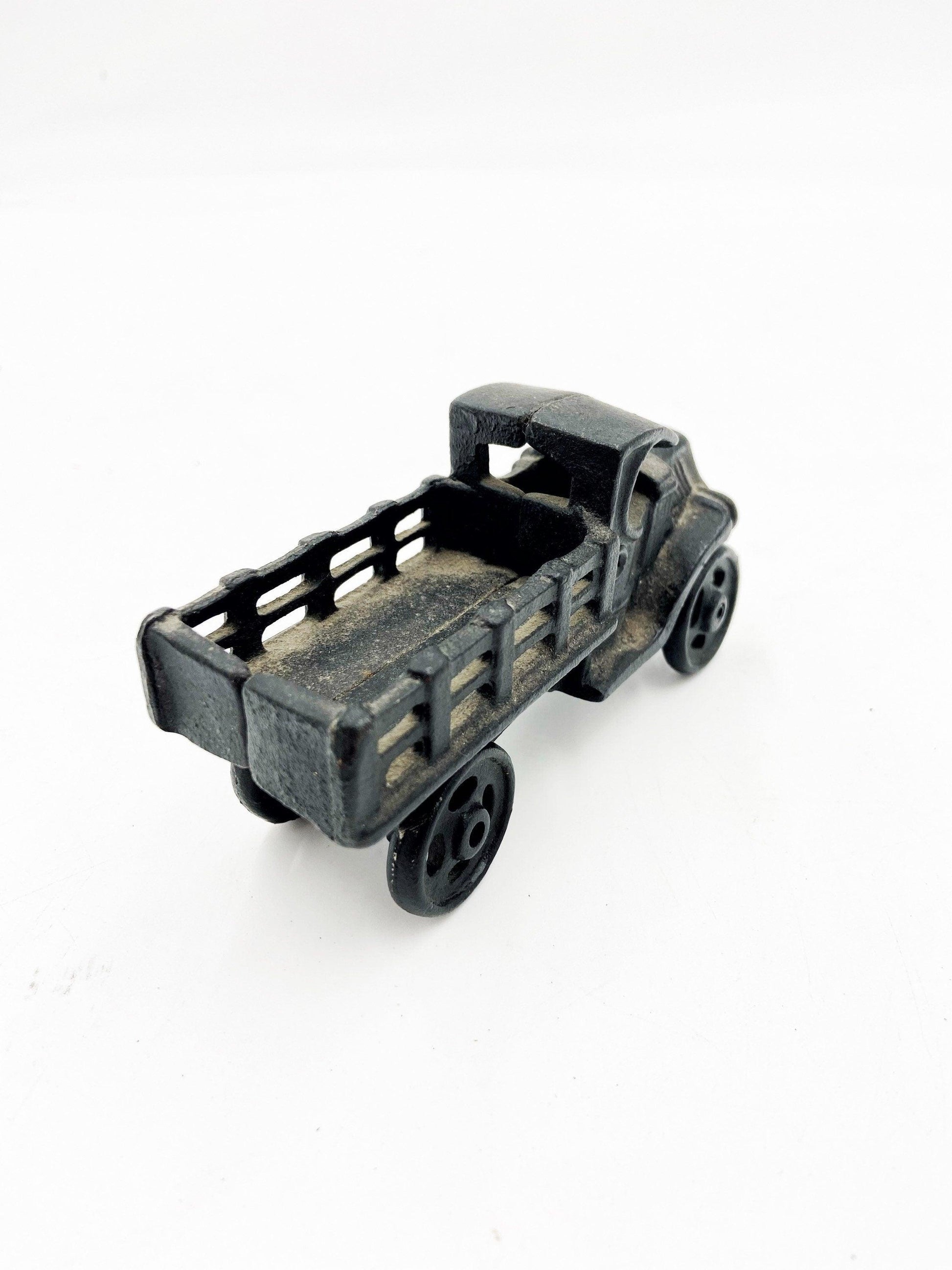 Cast Iron C-Cab Truck Toy, Antique Vintage Cast Iron Play Truck -Located at Funkyhouse Vintage Antique Store, Weiser Idaho