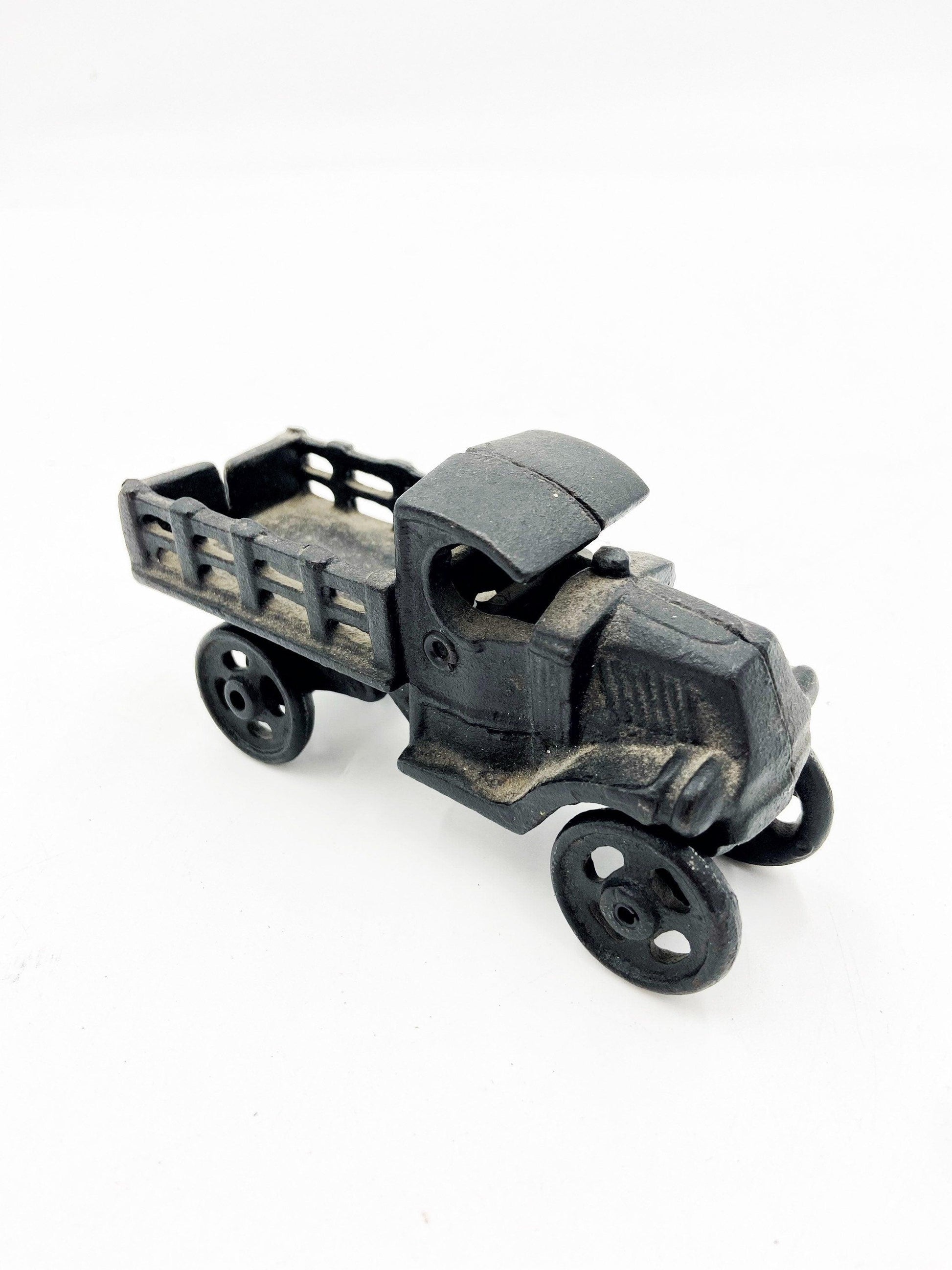 Cast Iron C-Cab Truck Toy, Antique Vintage Cast Iron Play Truck -Located at Funkyhouse Vintage Antique Store, Weiser Idaho