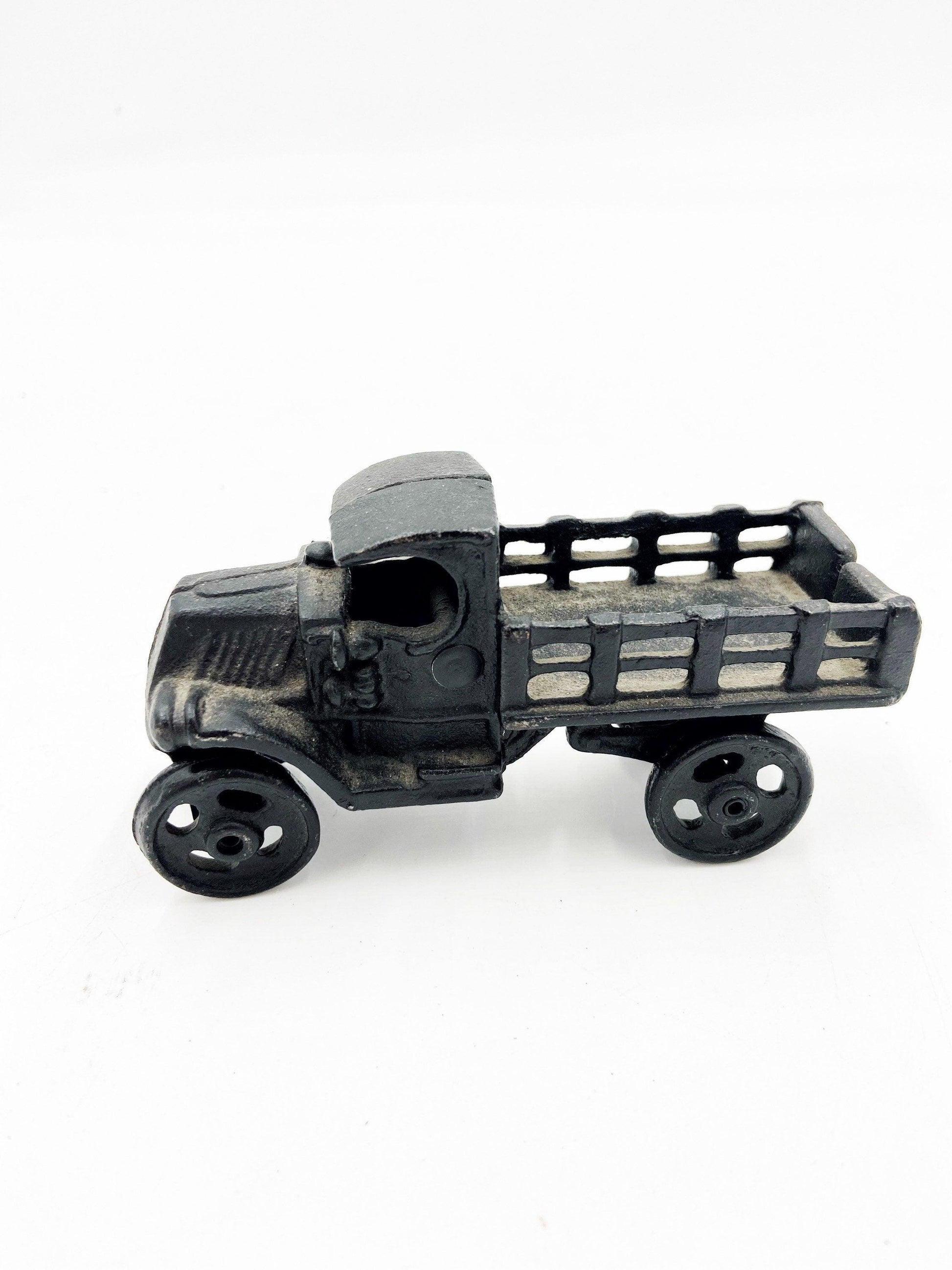 Cast Iron C-Cab Truck Toy, Antique Vintage Cast Iron Play Truck -Located at Funkyhouse Vintage Antique Store, Weiser Idaho