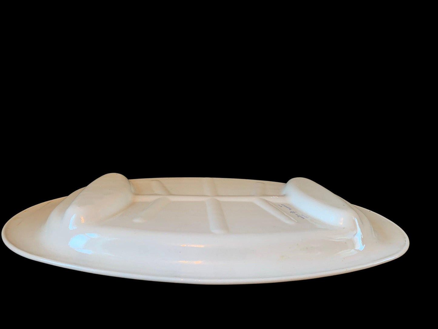 Corningware Platter, Blue Cornflower Pattern Vintage Corning Ware, White And Blue Vintage Serving Platter -Located at Funkyhouse Vintage Antique Store, Weiser Idaho
