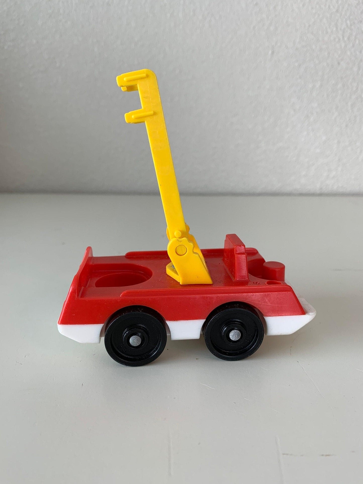 Fisher Price Fire Truck, Vintage Little People Toy Vehicle With Movable Ladder -Located at Funkyhouse Vintage Antique Store, Weiser Idaho