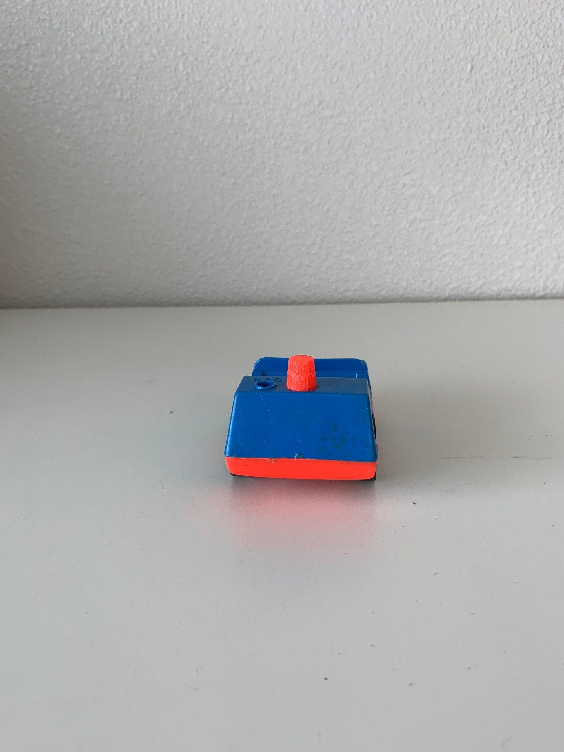 Fisher Price Police Car, Vintage Little People Blue Toy Cop Vehicle -Located at Funkyhouse Vintage Antique Store, Weiser Idaho