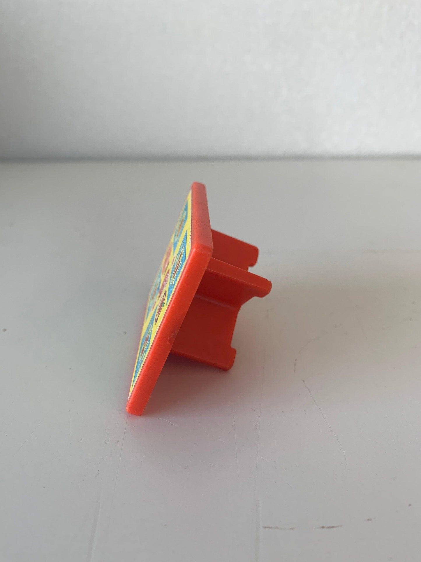 Fisher Price Table, Vintage Little People Dining Orange Red and Yellow Dining Table -Located at Funkyhouse Vintage Antique Store, Weiser Idaho