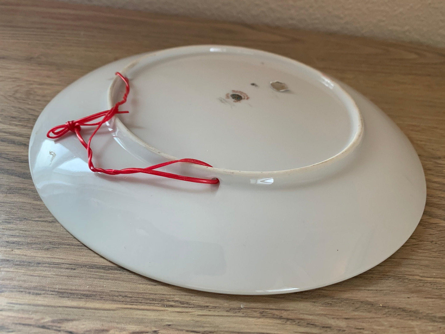 Lefton China Plate, Hand Painted Fruit with Gold Trim, Vintage Porcelain Wall Hanging Plate Made in Japan -Located at Funkyhouse Vintage Antique Store, Weiser Idaho