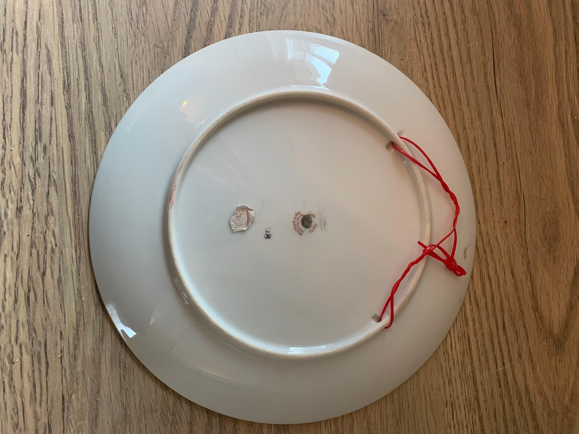 Lefton China Plate, Hand Painted Fruit with Gold Trim, Vintage Porcelain Wall Hanging Plate Made in Japan -Located at Funkyhouse Vintage Antique Store, Weiser Idaho