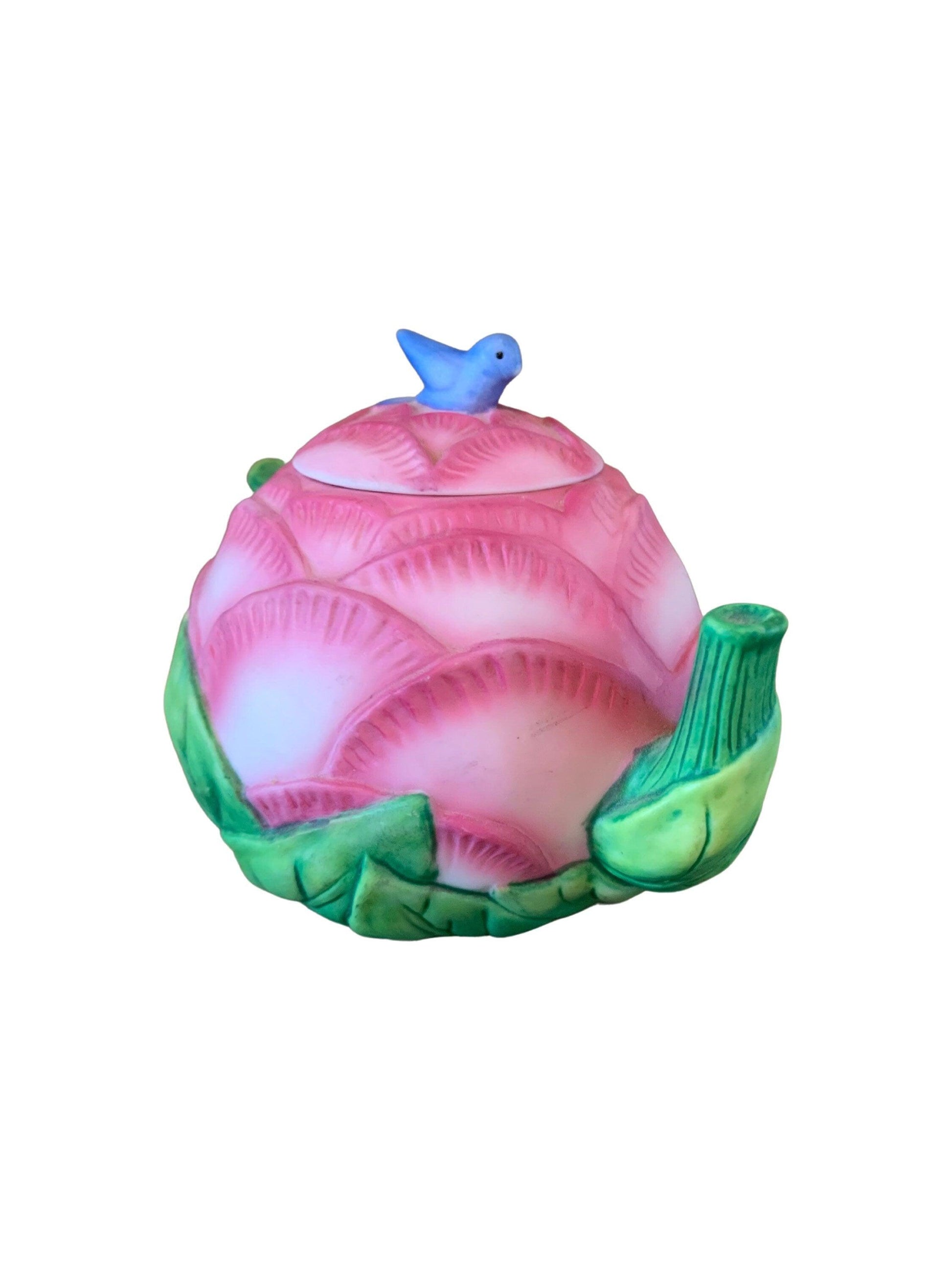 Miniature Teapot By Avon, Pink Peony Seasons Harvest, Ceramic Tea Pot Made In 1995 -Located at Funkyhouse Vintage Antique Store, Weiser Idaho