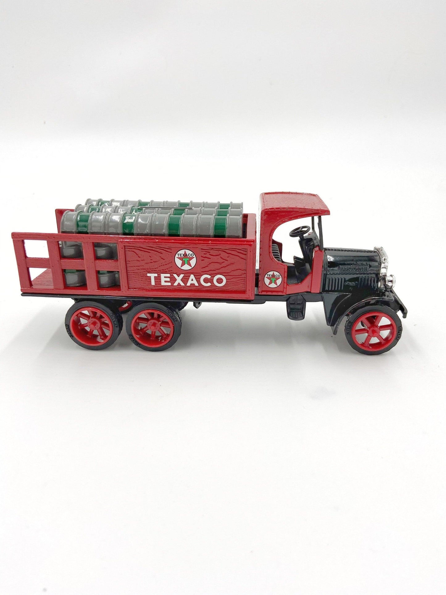Texaco 1925 Kenworth Stake Truck Coin Bank, Limited Edition Collectible, Gas And Oil Memorabilia, Classic Car -Located at Funkyhouse Vintage Antique Store, Weiser Idaho