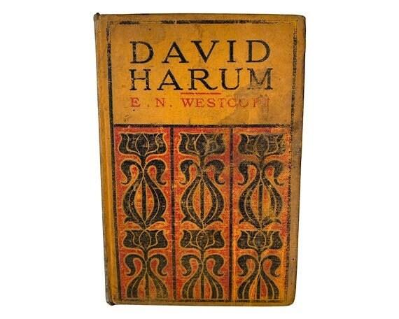 Vintage Book, Hard Cover David Harum E.N. Westcott -Located at Funkyhouse Vintage Antique Store, Weiser Idaho