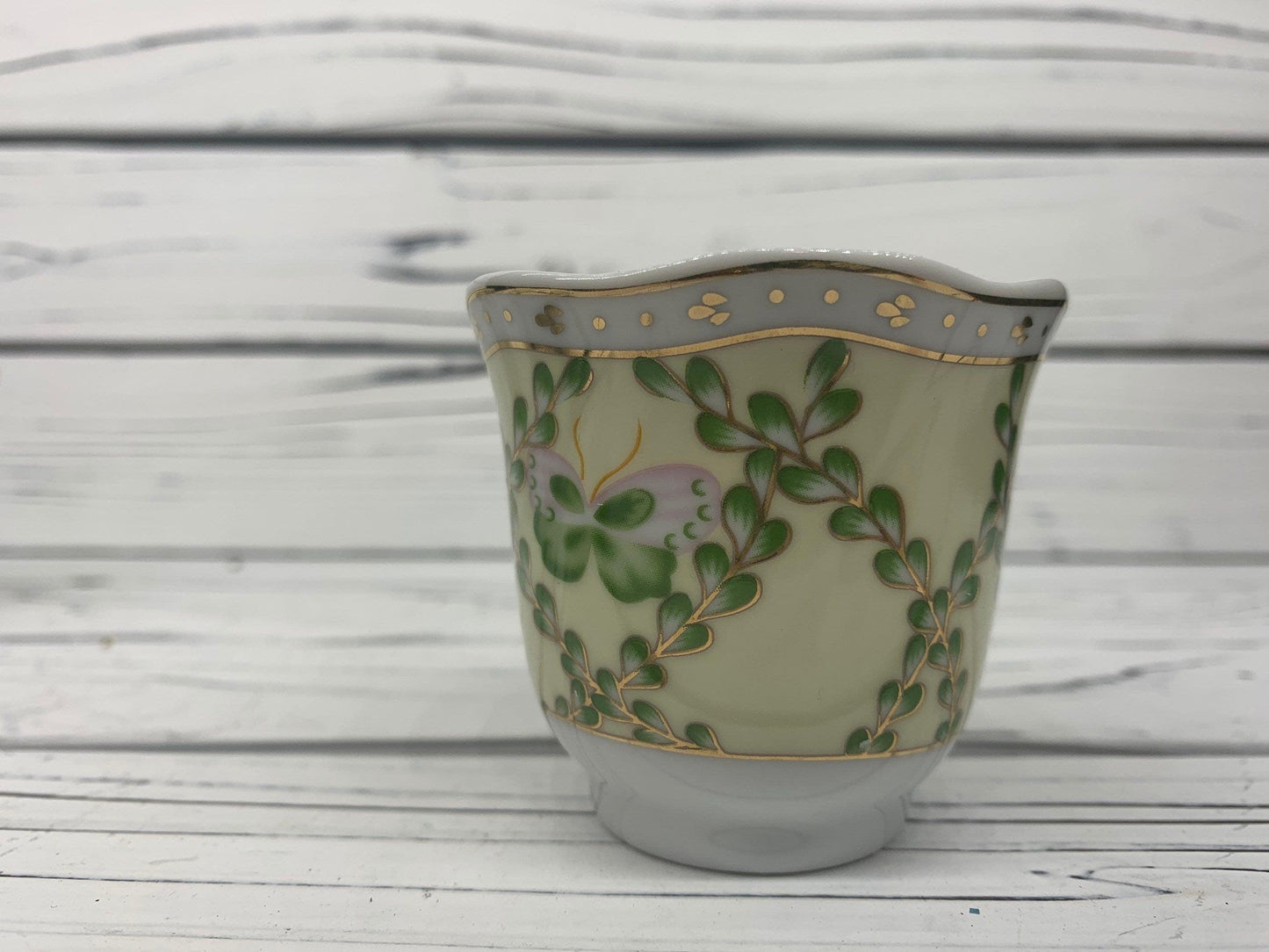 Vintage CC&T Butterfly Tea Cup And Saucer Set, Coffee Cups For Serving, Tea Set China -Located at Funkyhouse Vintage Antique Store, Weiser Idaho