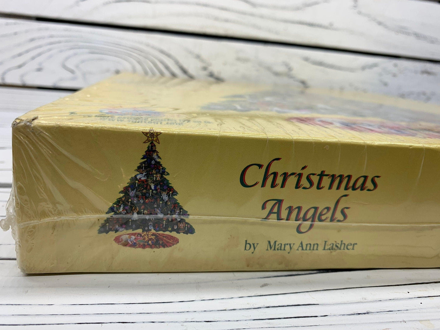 Vintage Christmas Angels Puzzle by Mary Ann Lasher, New In Box SEALED, 1000 Jigsaw Puzzle -Located at Funkyhouse Vintage Antique Store, Weiser Idaho