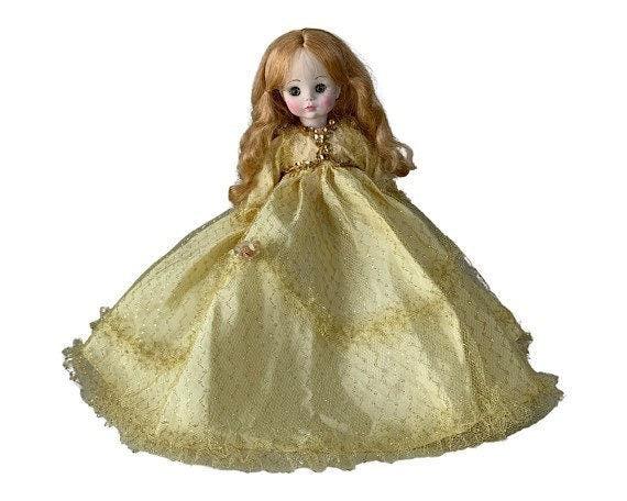Vintage Doll, Madame Alexander "Sleeping Beauty" with Blonde Hair and Yellow Dress -Located at Funkyhouse Vintage Antique Store, Weiser Idaho