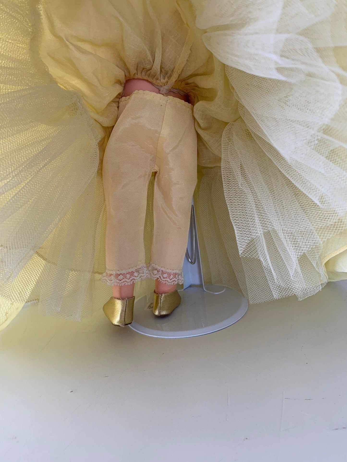 Vintage Doll, Madame Alexander "Sleeping Beauty" with Blonde Hair and Yellow Dress -Located at Funkyhouse Vintage Antique Store, Weiser Idaho