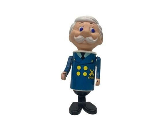 Vintage Eldon Fire Chief Plastic Toy, 1970s Pipsqueeks Figurine -Located at Funkyhouse Vintage Antique Store, Weiser Idaho