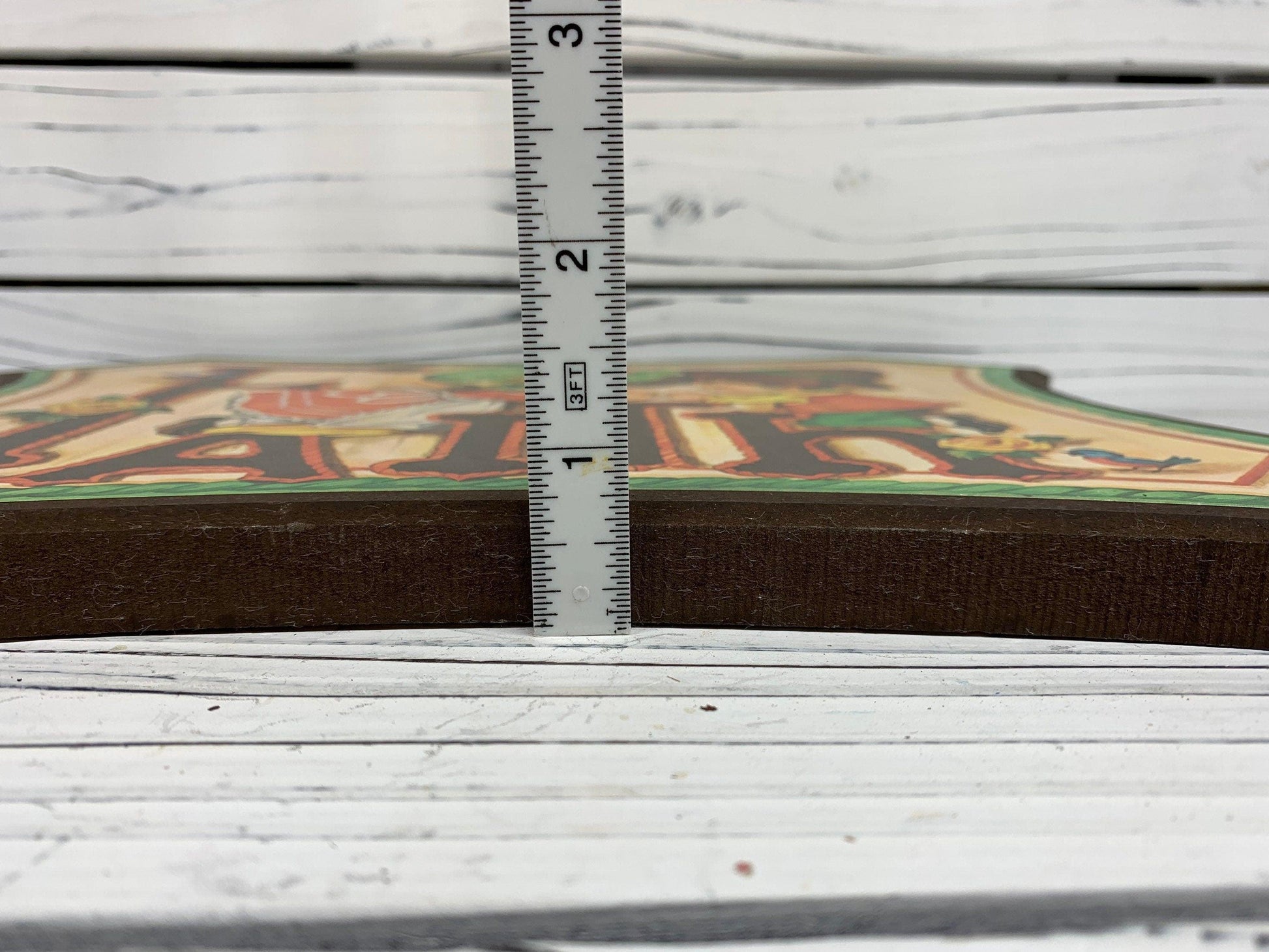 Vintage Faith Sign, Pressed Wood Wall Art, 1970s Farmhouse Country Decor -Located at Funkyhouse Vintage Antique Store, Weiser Idaho
