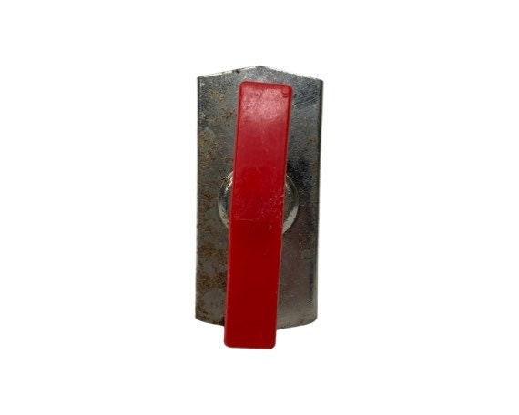 Vintage Jar Opener, Top-Off Jar And Bottle Opener, Red 1950s Retro Kitchen Gadget -Located at Funkyhouse Vintage Antique Store, Weiser Idaho