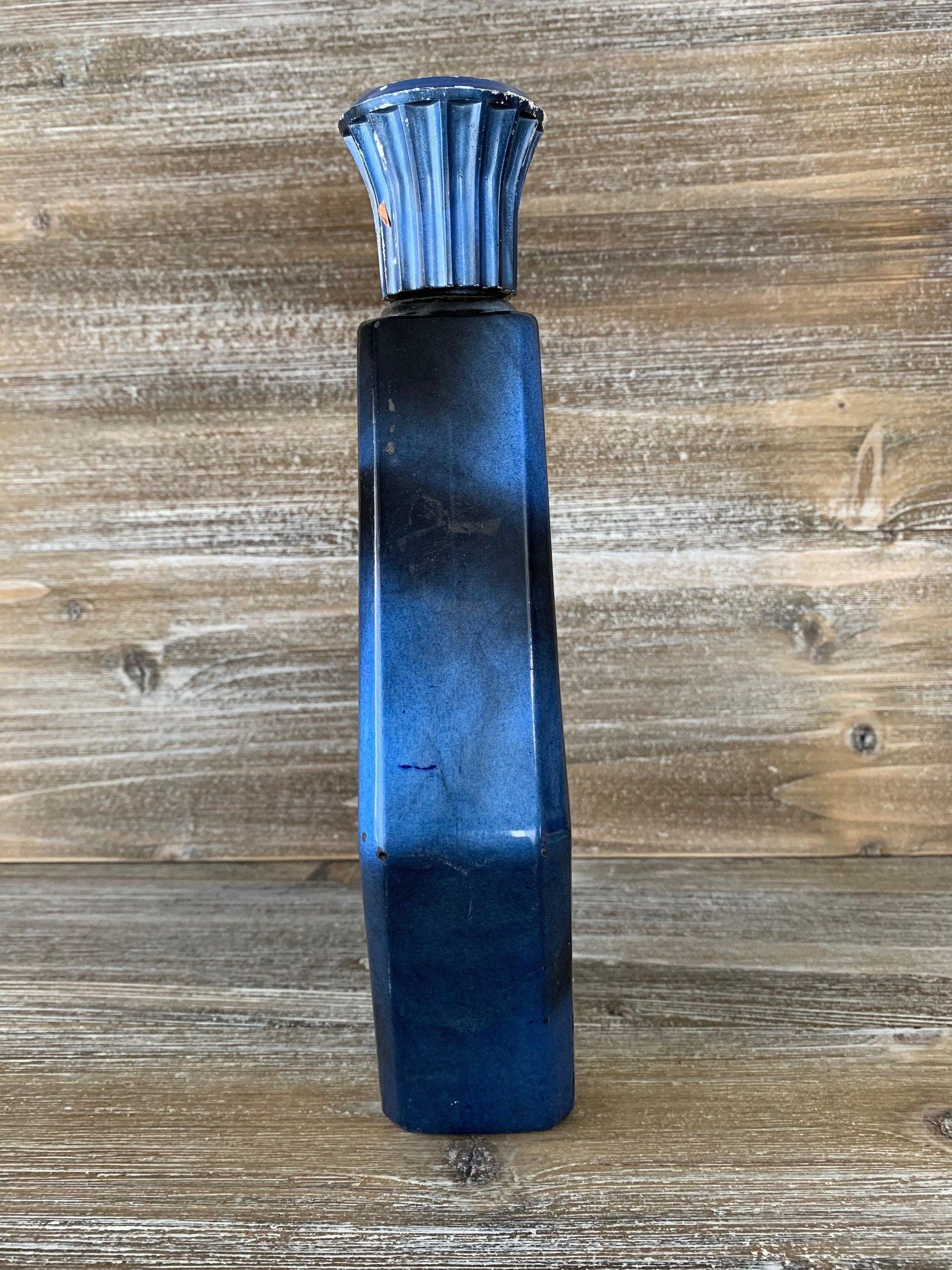 Vintage Jim Beam Decanter, James Lockhart Sailfish Painting, Barware Collectible -Located at Funkyhouse Vintage Antique Store, Weiser Idaho