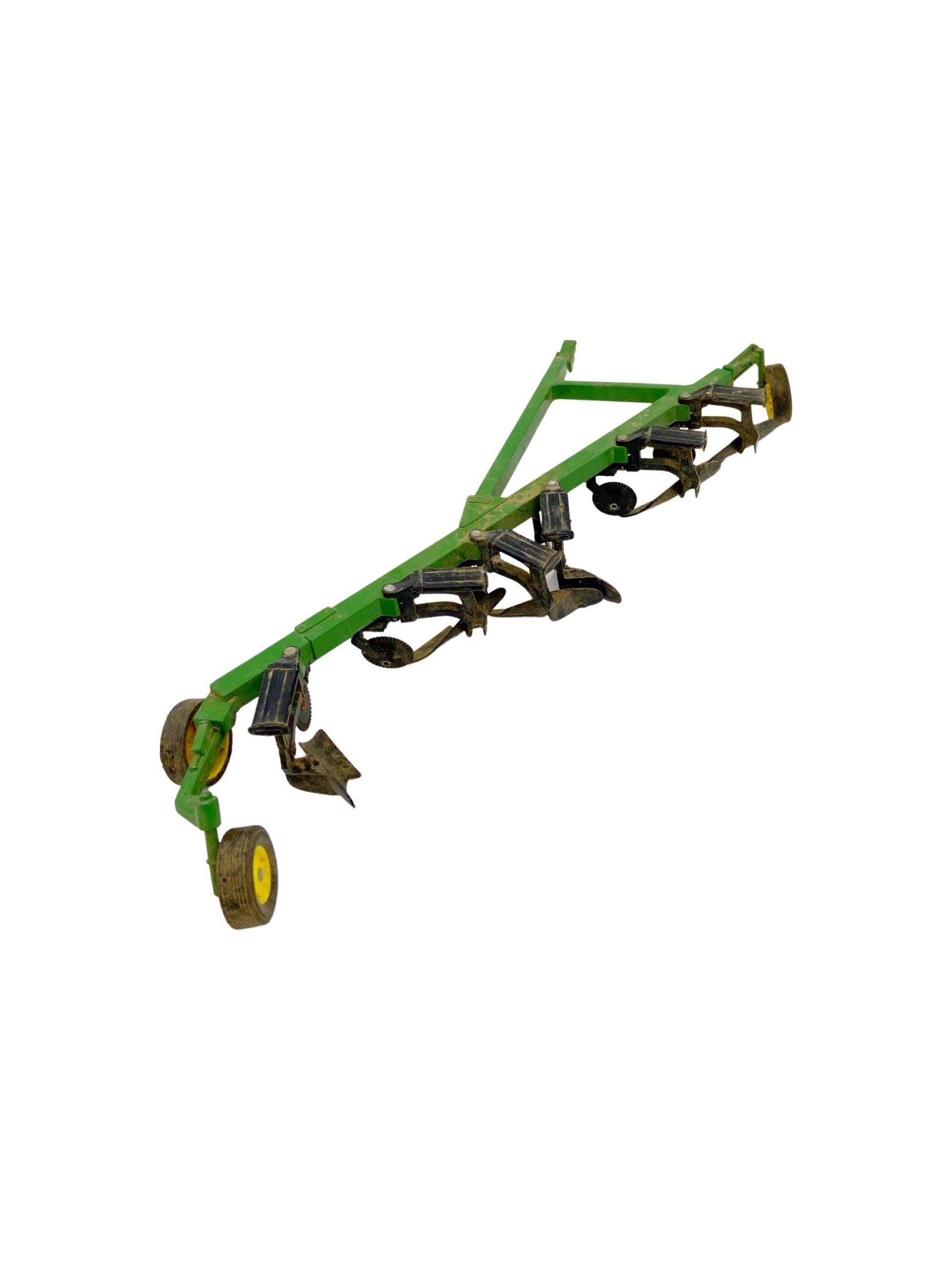 Vintage John Deere, Toy Tractor Plow, Antique Farm Toys, Pretend Play, Barn Push Toy, Die Cast Tractors, Gift for Him, Man Gift -Located at Funkyhouse Vintage Antique Store, Weiser Idaho
